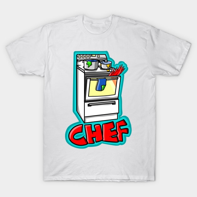 Bad Cook T-Shirt by mailboxdisco